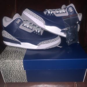 Jordan 3 midnight navy “Georgetown”